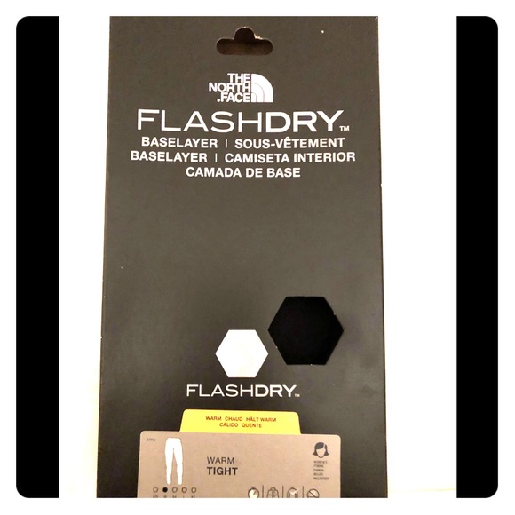 north face flashdry base layer